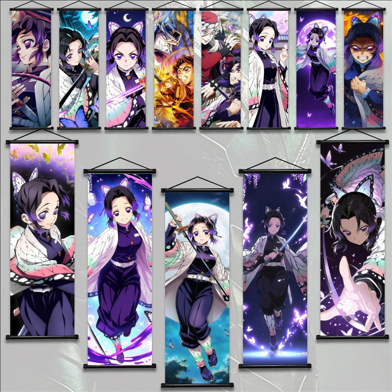 Photography Interior - Shinobu Kocho Demon Slayer Art Fabric