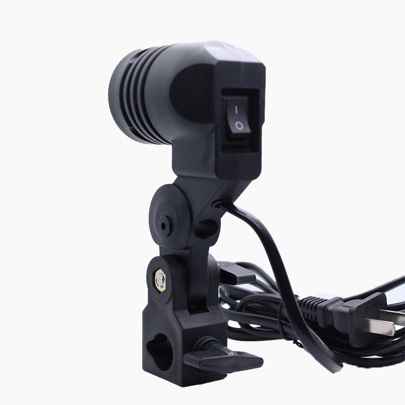 Photography Bulb - Black 1.8M Cable Cord E27 Socket