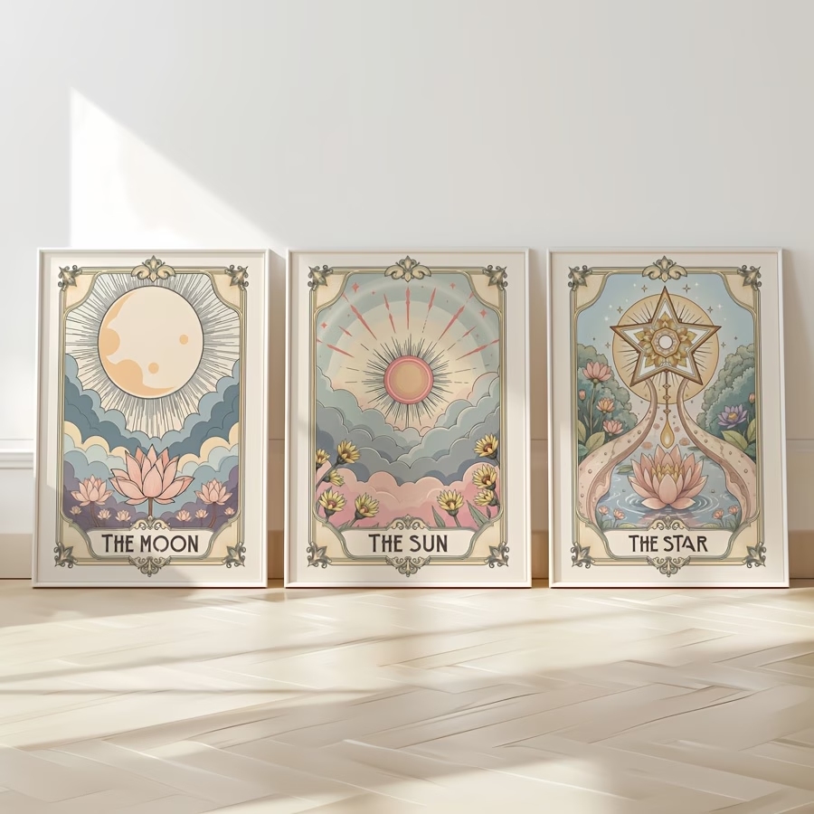 Photography Image - Modern Boho Tarot Sun And Moon