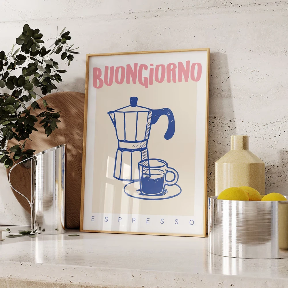 Photography Image - Modern Coffee Espresso Wall Art Prints
