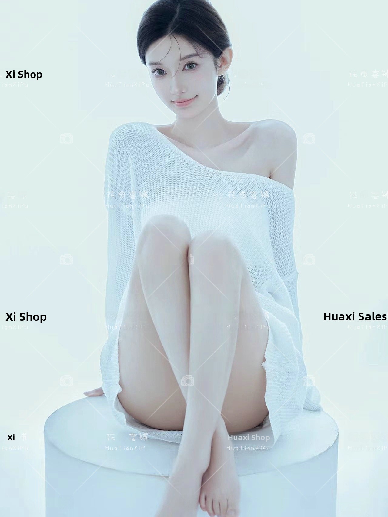 Photography Model - Korean Style Pure Desire Lazy Oxygen
