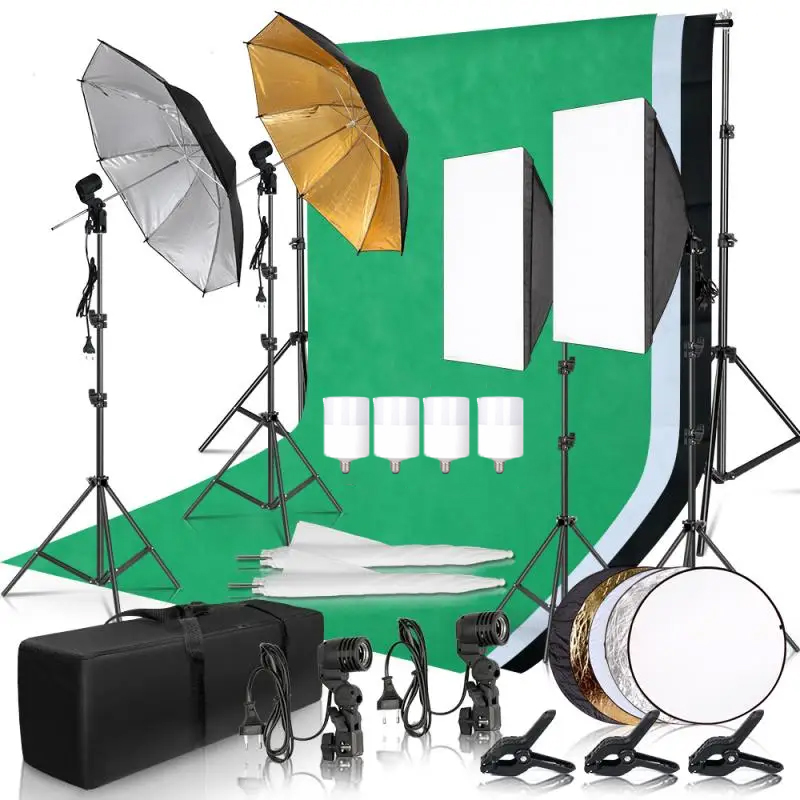 Photography Umbrella Lighting Kit - Photography Lighting Kit Umbrella Photo Background
