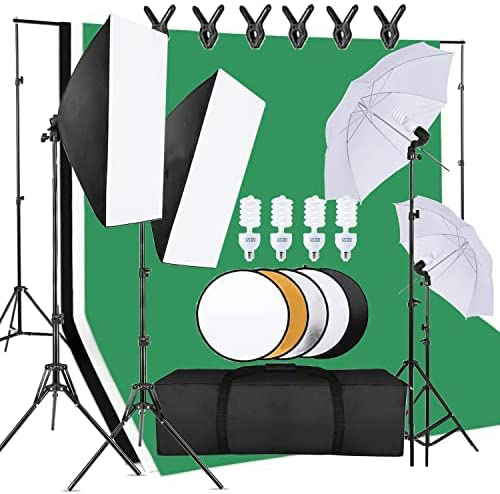 Photography Umbrella Lighting Kit - Cost-effective Photo Studio Equipment Set Include