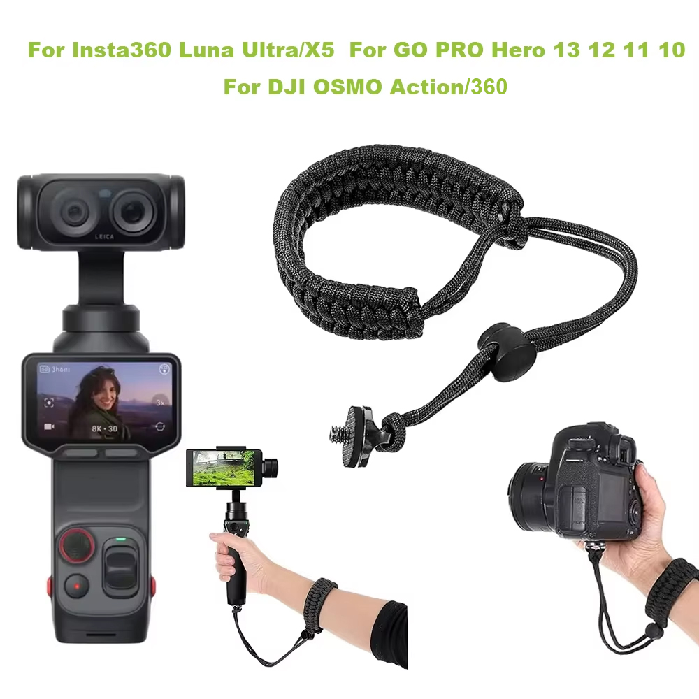 Camera Wrist Strap - Hand Wrist Strap For Insta360 Luna