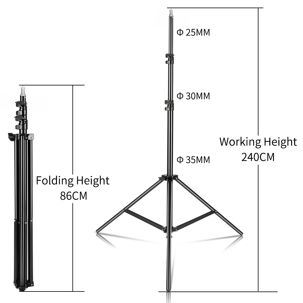 240CM/7.9FT 1/4 Screw Photogra - огляд і ціна Photography Umbrella Lighting Kit