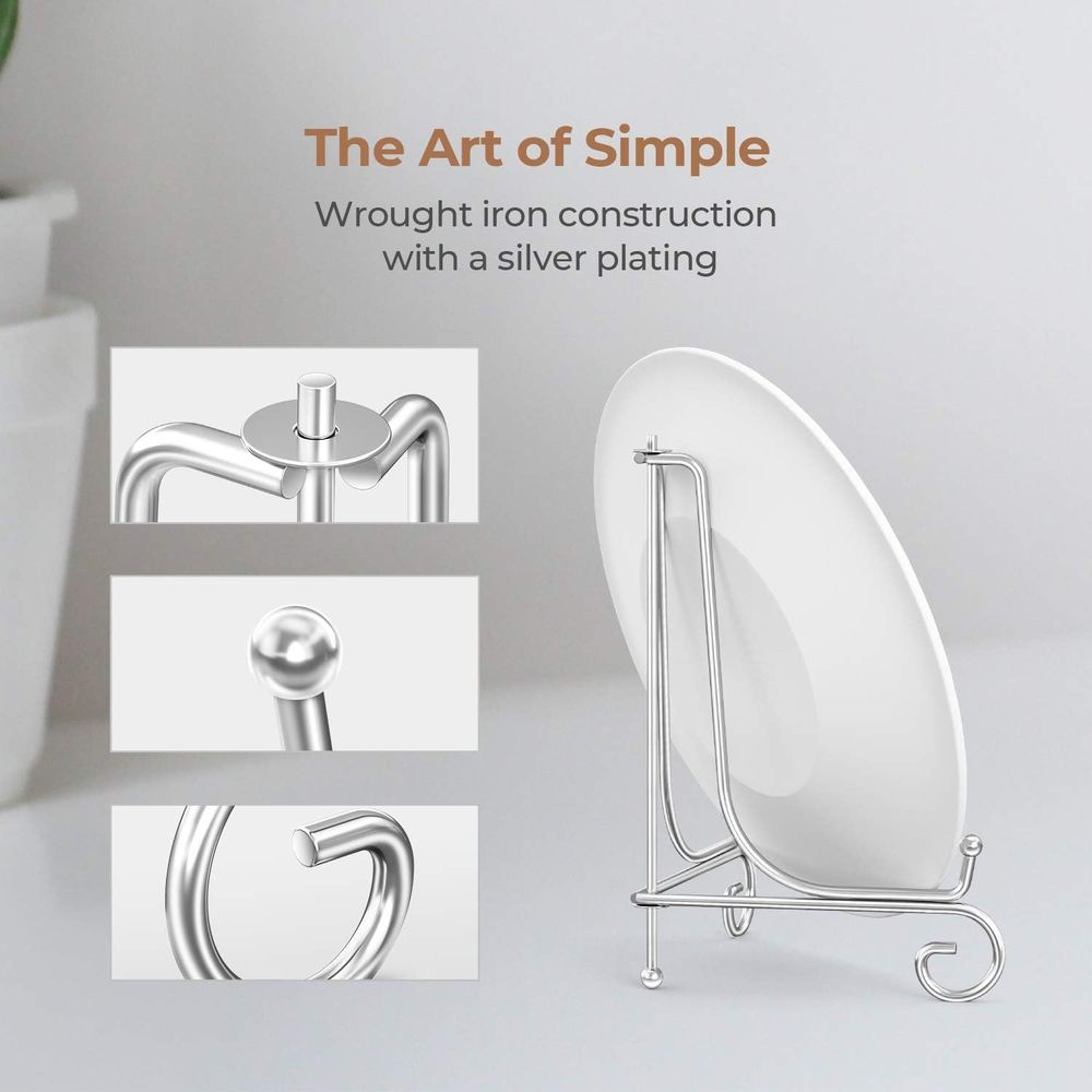 8 Inch Silver Metal Easel Stan - огляд і ціна Photography Exhibition