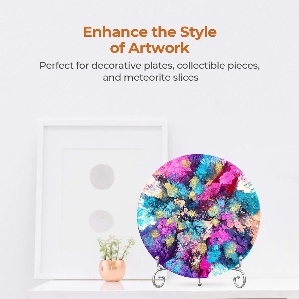 8 Inch Silver Metal Easel Stan - огляд і ціна Photography Exhibition