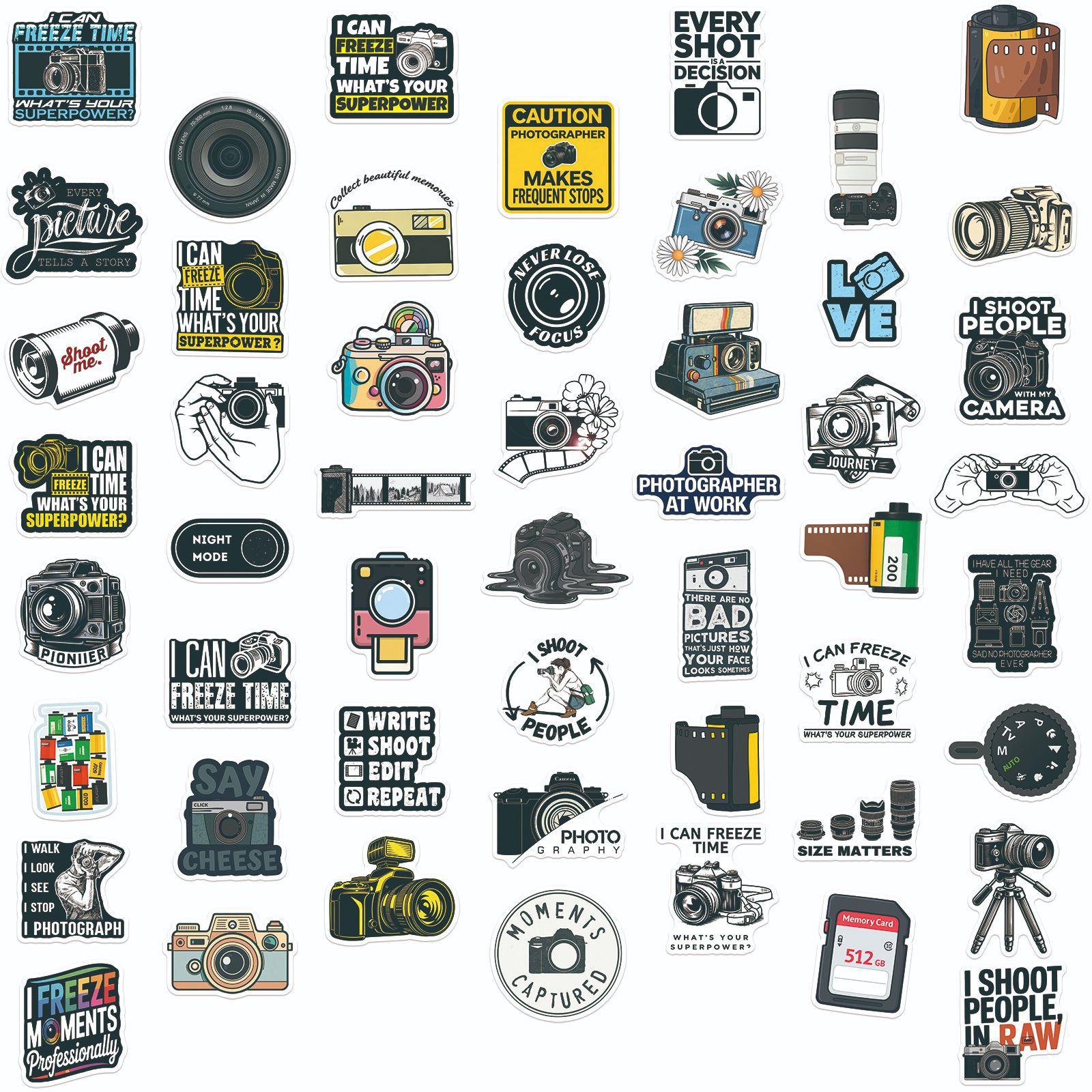 50 Pcs Vintage Camera Photogra - огляд і ціна Photography Journal