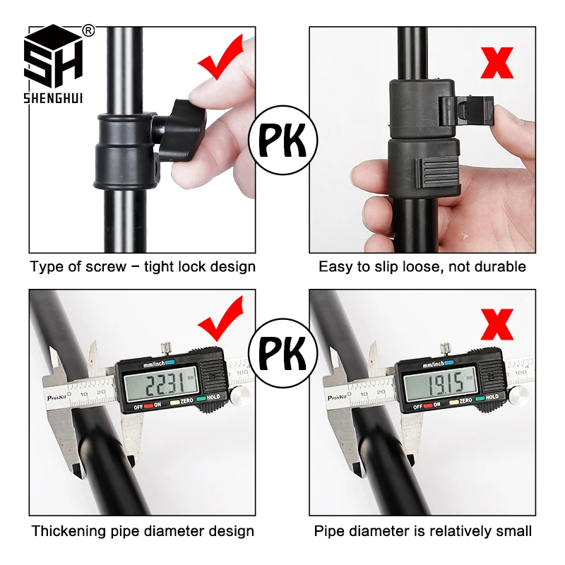 SH Photography1.5*2/2*2M T-Sha - огляд і ціна Backdrop Stand Kit