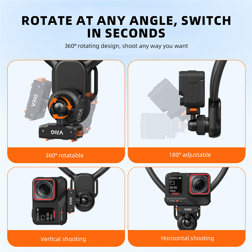 VRIG AC-82 Magnetic Neck Mount - огляд і ціна Camera Wrist Strap