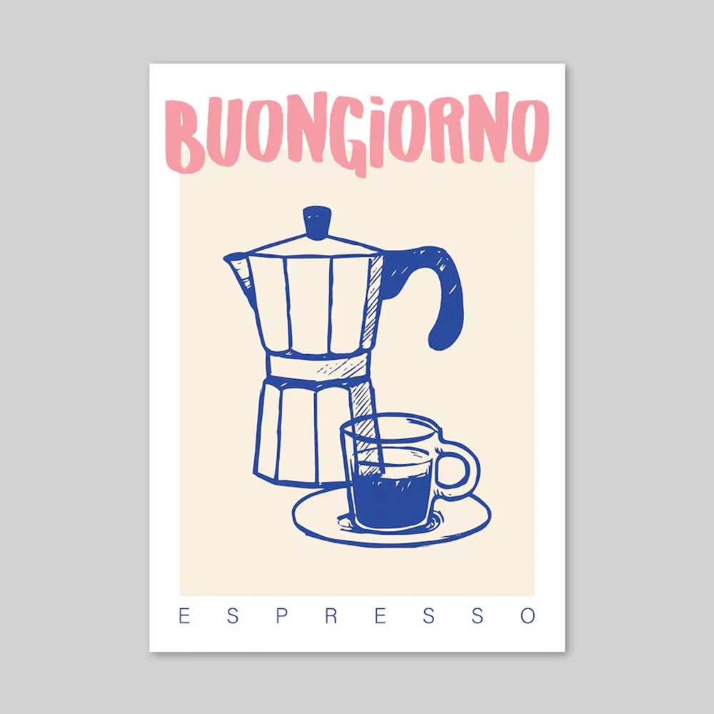 Modern Coffee Espresso Wall Ar - огляд і ціна Photography Image