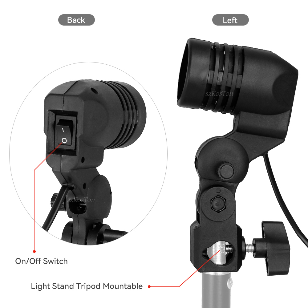 Single Head Bulb Holder E27 So - огляд і ціна Photography Umbrella Lighting Kit