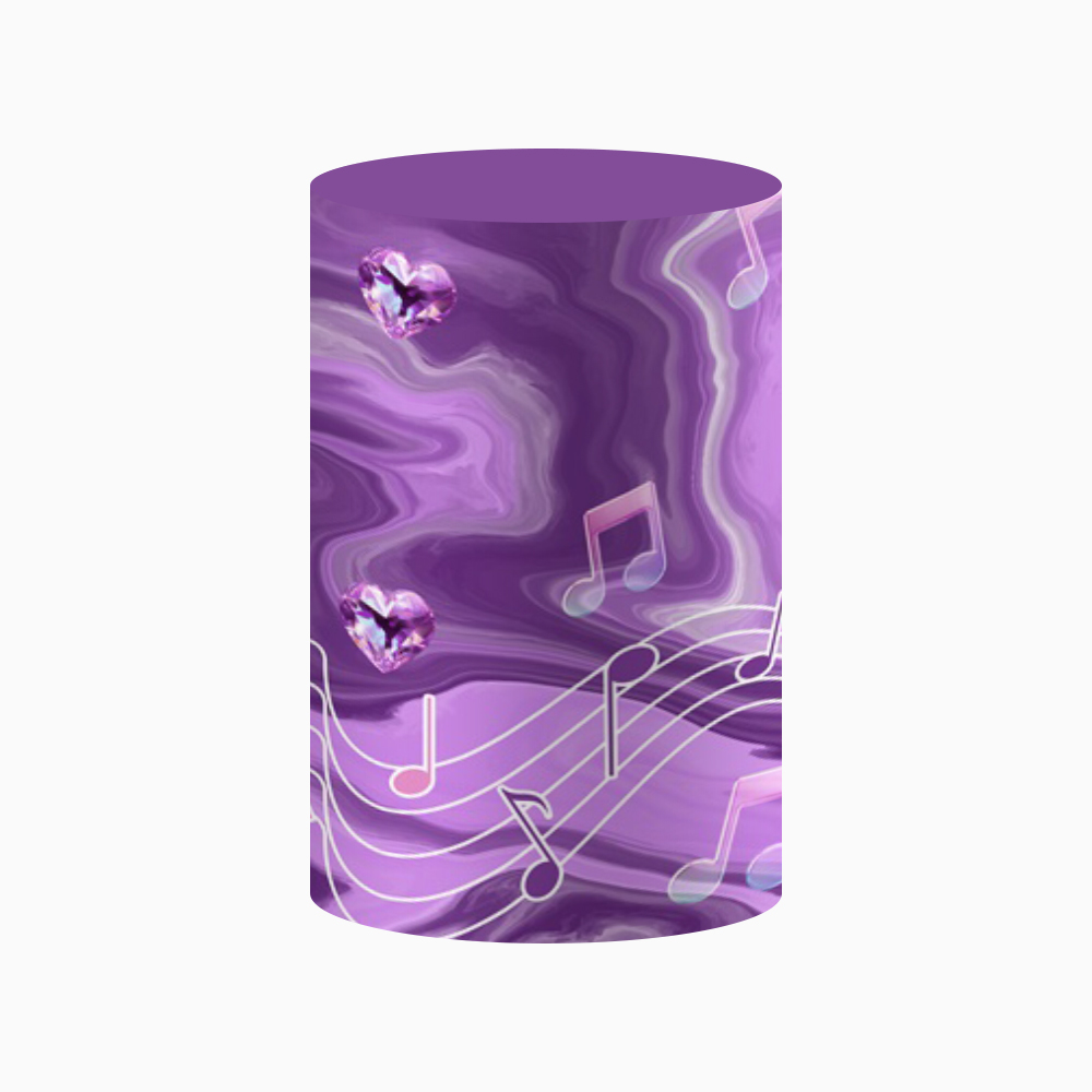 Purple Kpop Music Note Cylinde - огляд і ціна Backdrop Stand Kit