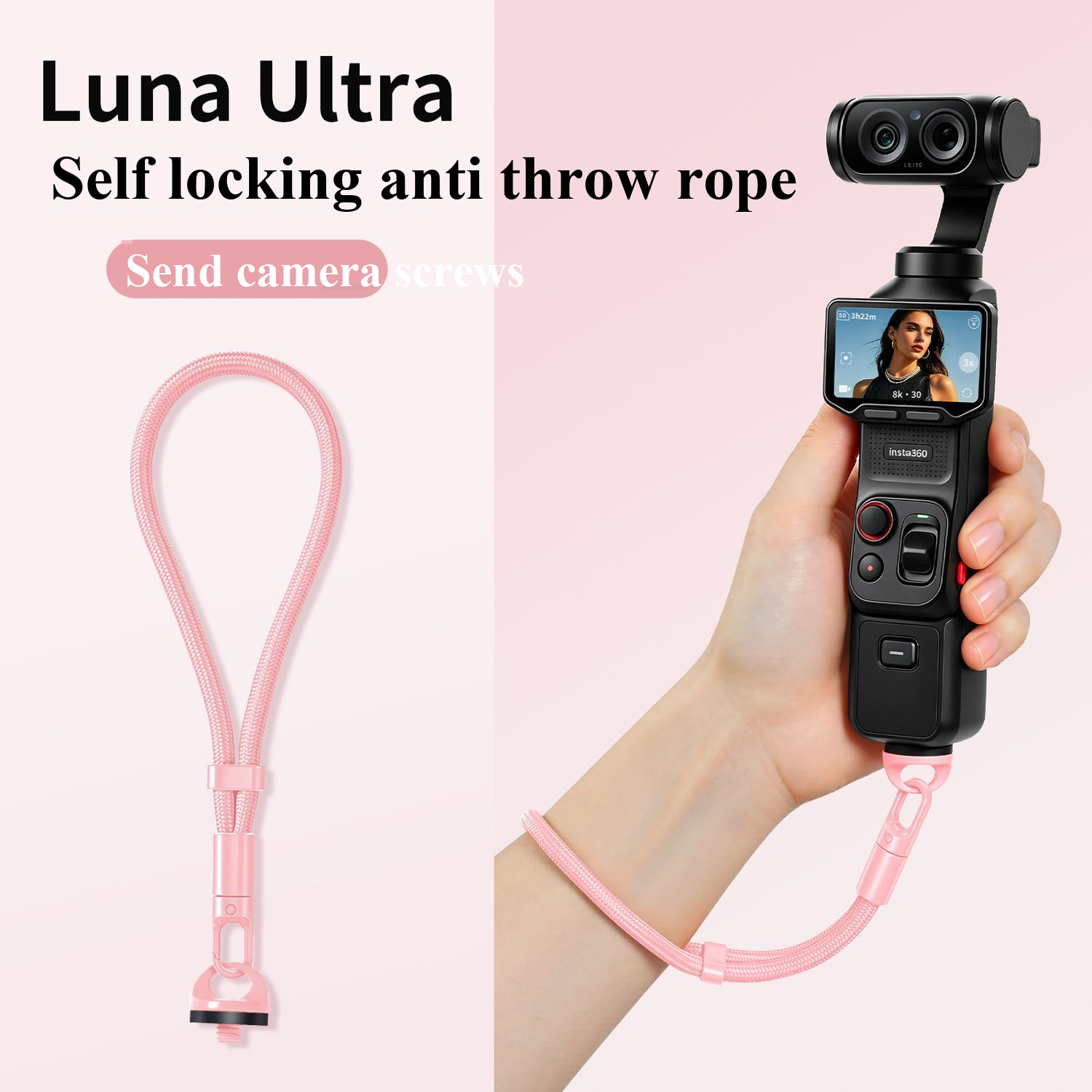 Hand line lanyard For Insta360 - огляд і ціна Camera Wrist Strap