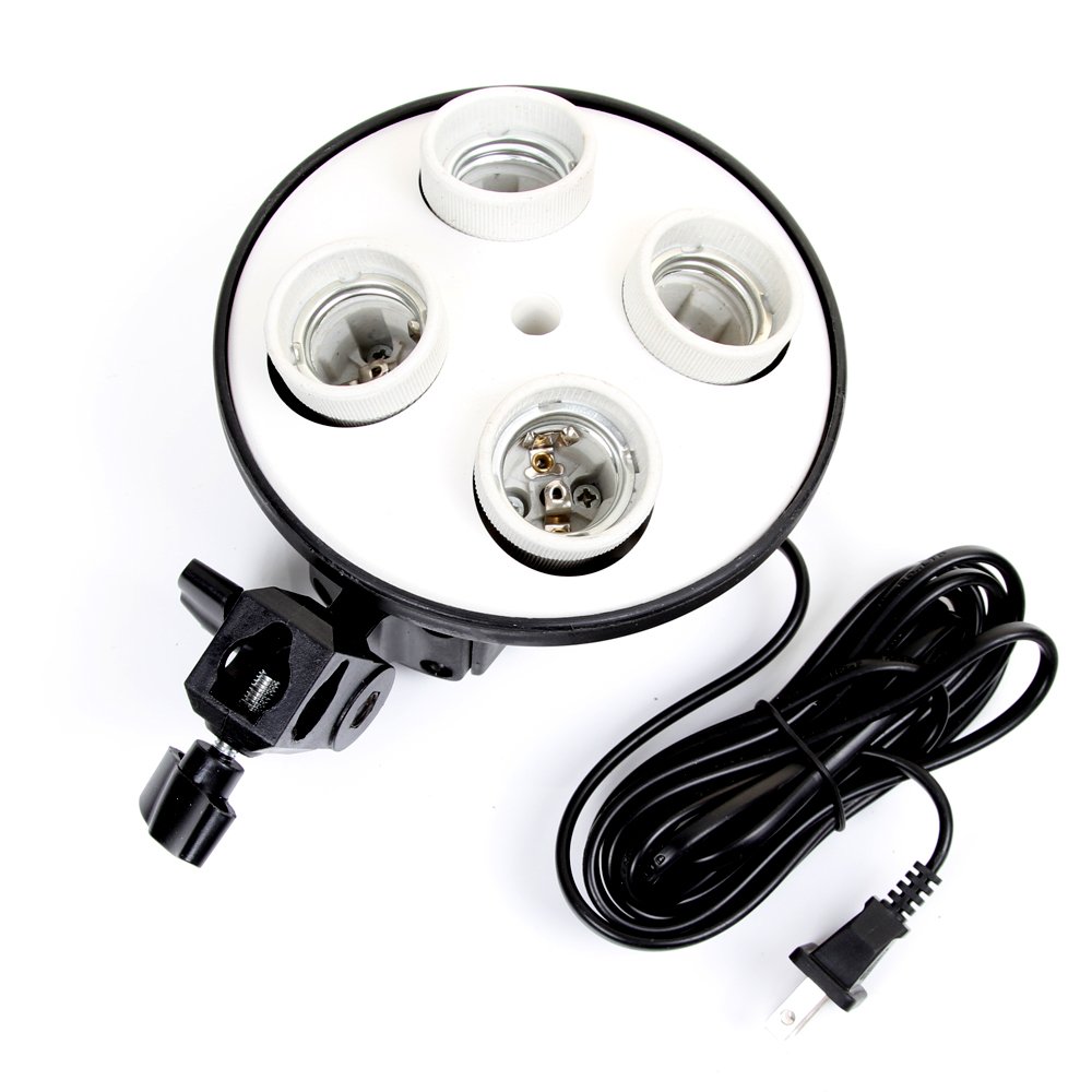 E27 Base Four Lamp Holder  Lig - огляд і ціна Photography Bulb
