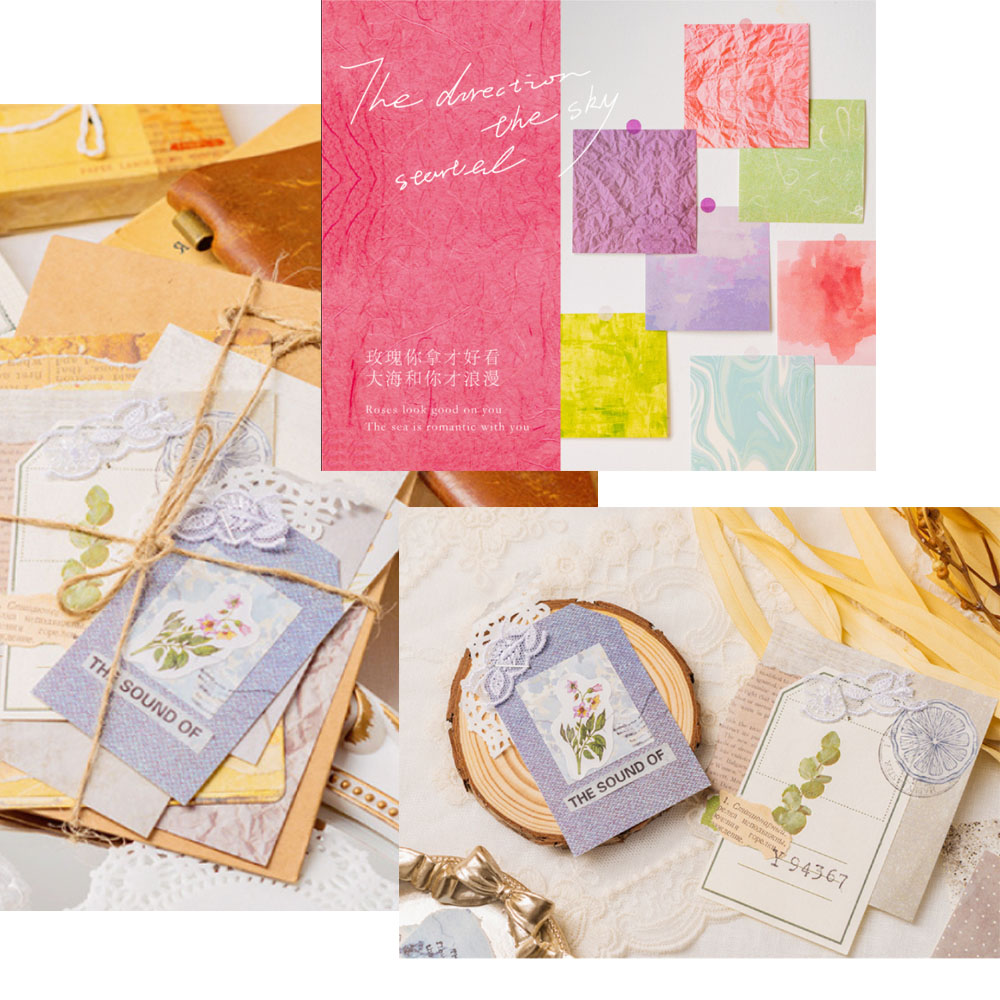 100 Pcs Colorful Texture Backg - огляд і ціна Photography Journal