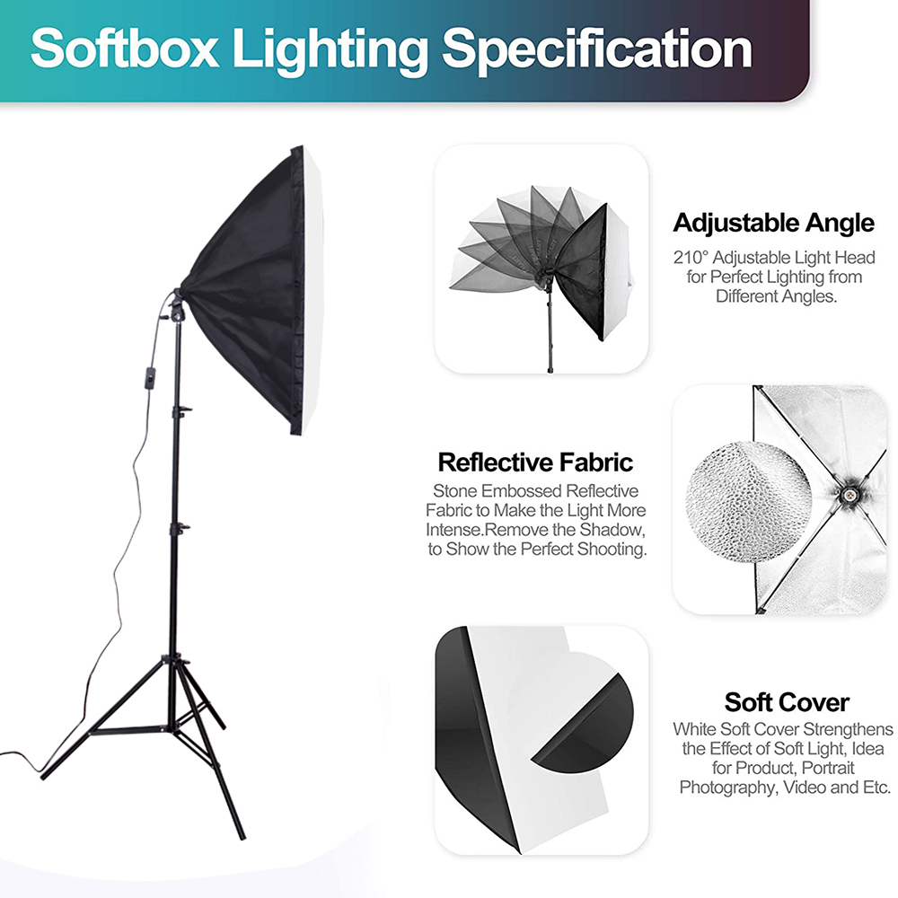 Cost-effective  Photo Studio E - огляд і ціна Photography Umbrella Lighting Kit