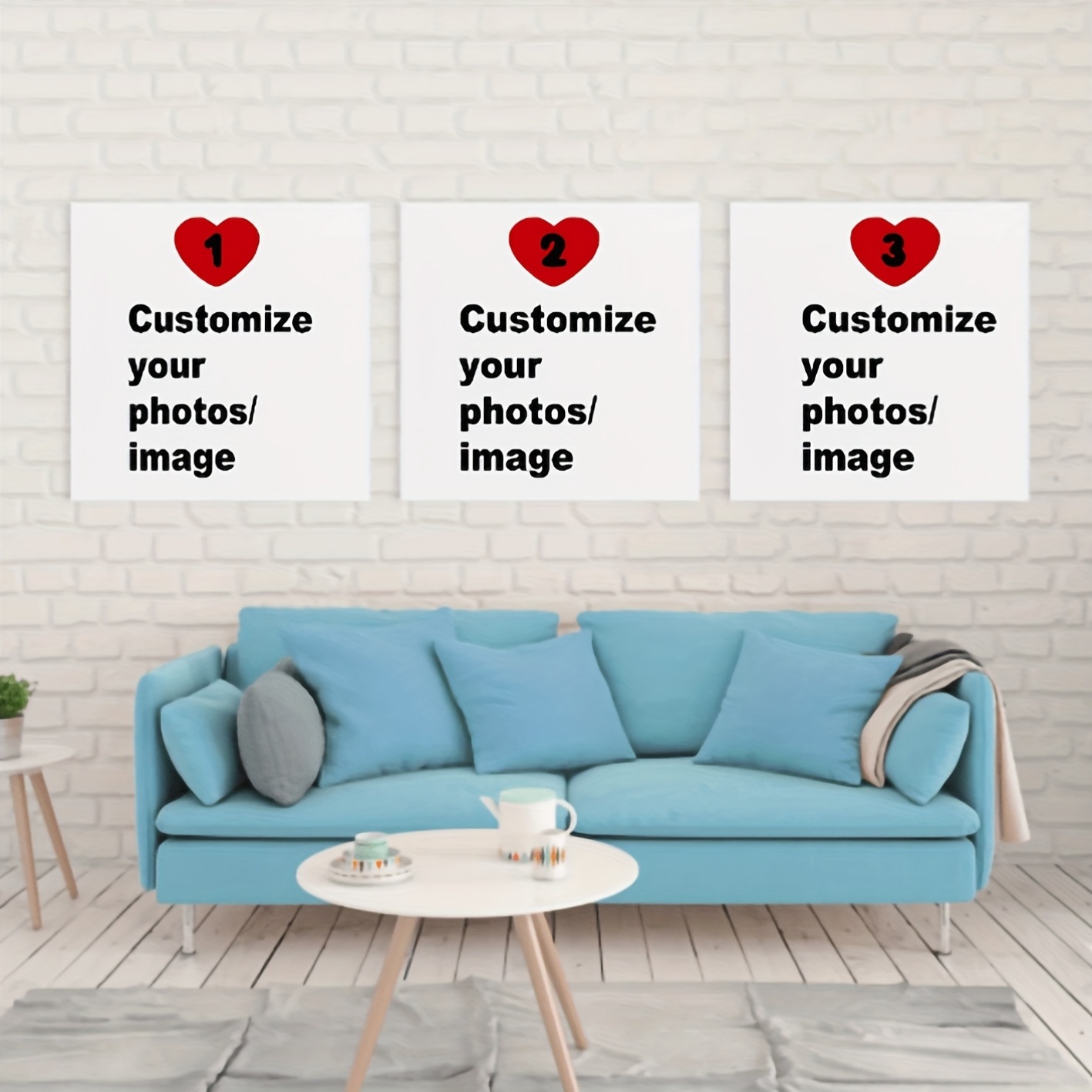3pcs/set Custom Square Canvas  - огляд і ціна Photography Image