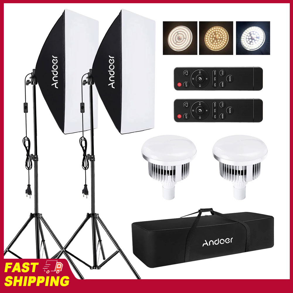 Andoer Softbox Lighting Set St - огляд і ціна Photography Umbrella Lighting Kit