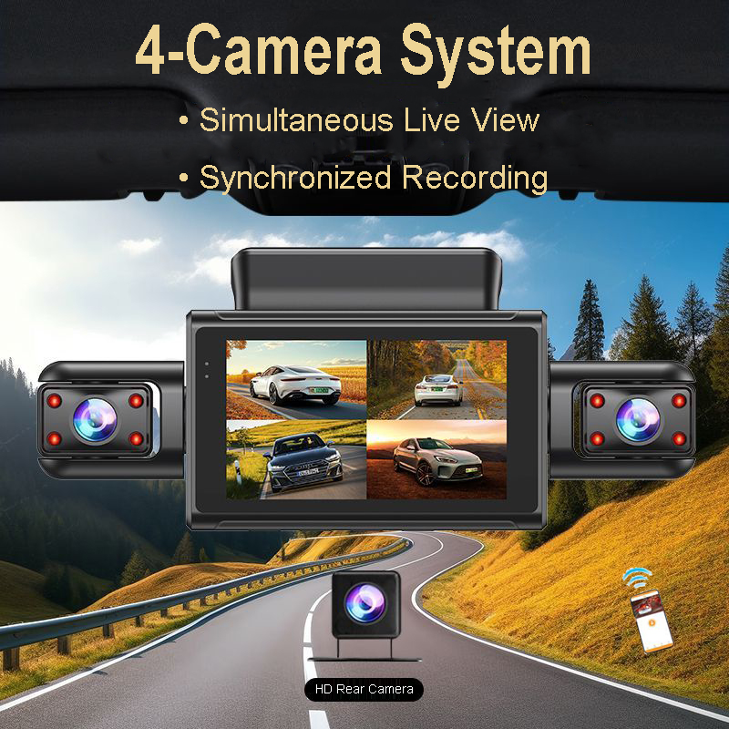4K 4CH Hidden Car DVR with APP - огляд і ціна Timelapse Controller