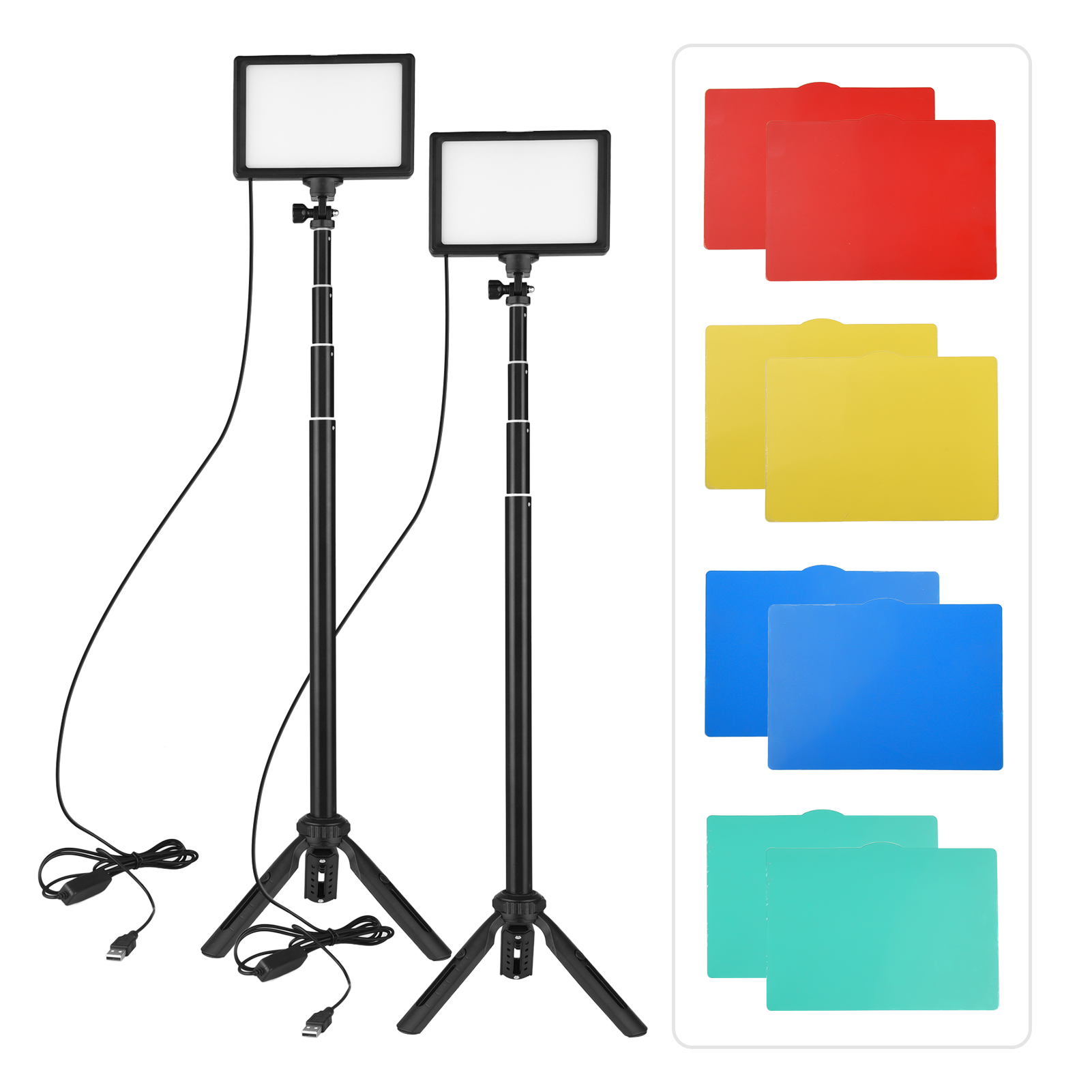 Andoer 2pcs LED Video Light Ki - огляд і ціна Photography Umbrella Lighting Kit
