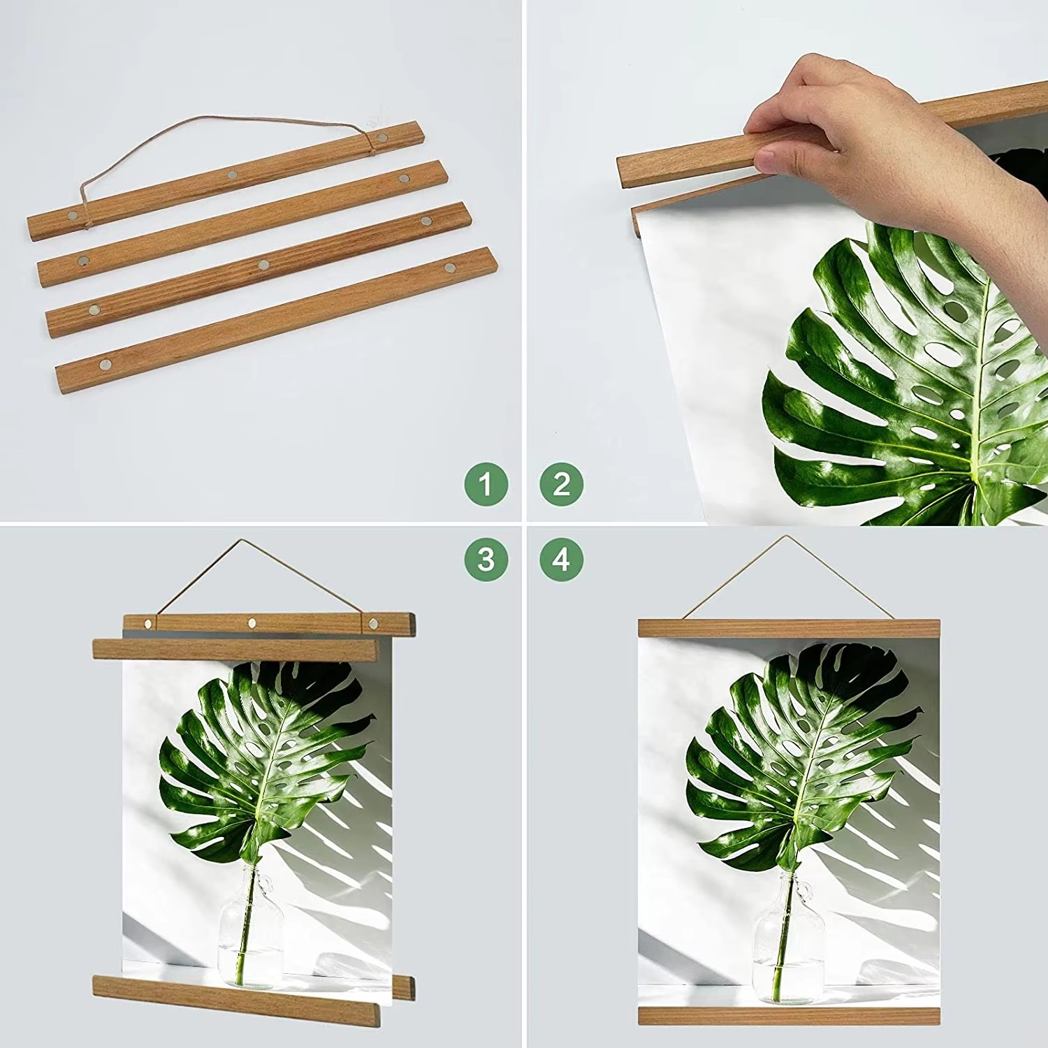 21-90cm Magnetic Wooden Pictur - огляд і ціна Photography Exhibition