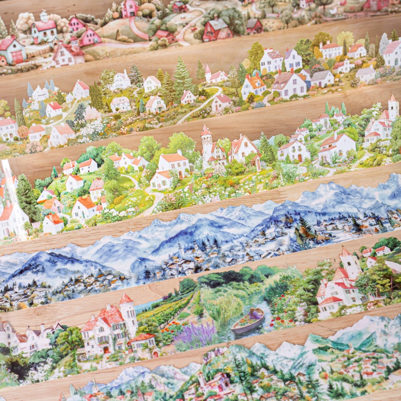 6 Rolls 6Cm×200Cm Village Them - огляд і ціна Photography Journal
