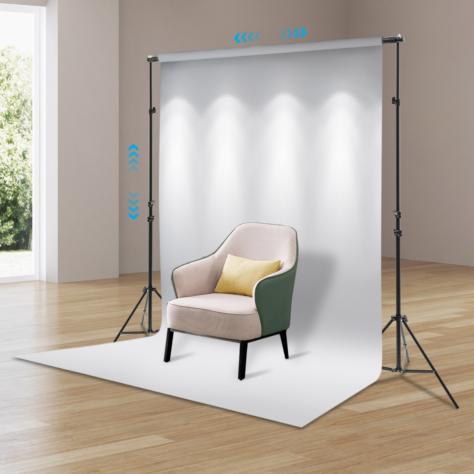 Photo Background Stand Kit, Po - огляд і ціна Backdrop Stand Kit