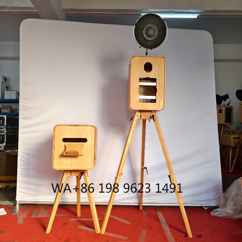 Retro Wooden Selfie Photo Boot - огляд і ціна Photography Digital