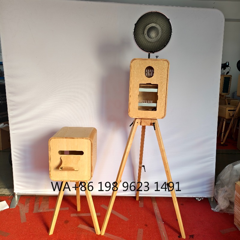Retro Wooden Selfie Photo Boot - огляд і ціна Photography Digital