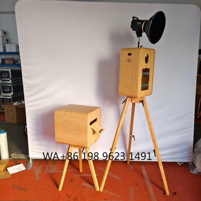 Retro Wooden Selfie Photo Boot - огляд і ціна Photography Digital