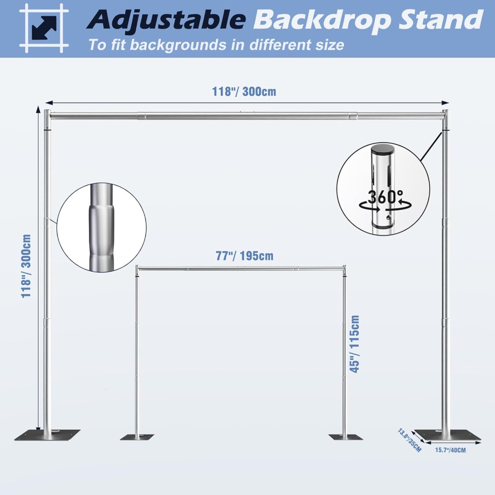 Heavy Duty Backdrop Stand Kit  - огляд і ціна Backdrop Stand Kit