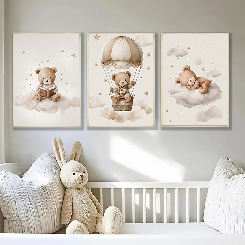 3pcs/set Bohemian Teddy Bear A - огляд і ціна Photography Image