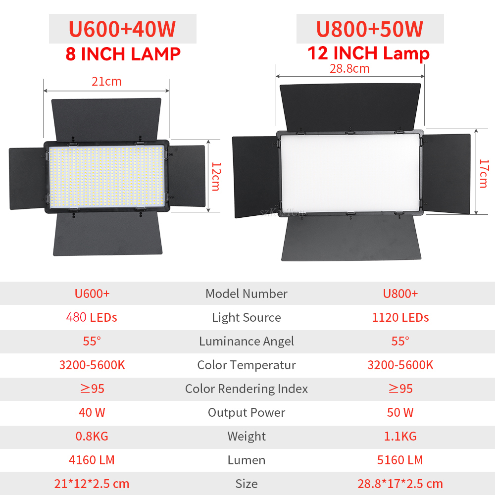 U800 U600 LED Photo Studio Vid - огляд і ціна Photography Umbrella Lighting Kit
