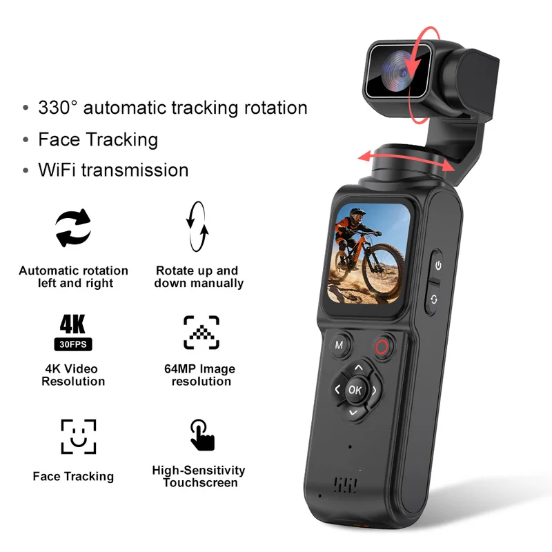 4K Vlog Action Camera 330° Fac - огляд і ціна Photography Blog